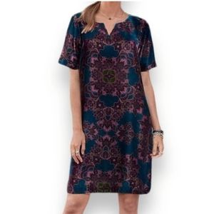 Sundance Blue and Pink Patterned Mini Dress